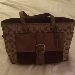 COACH 100%leather bag